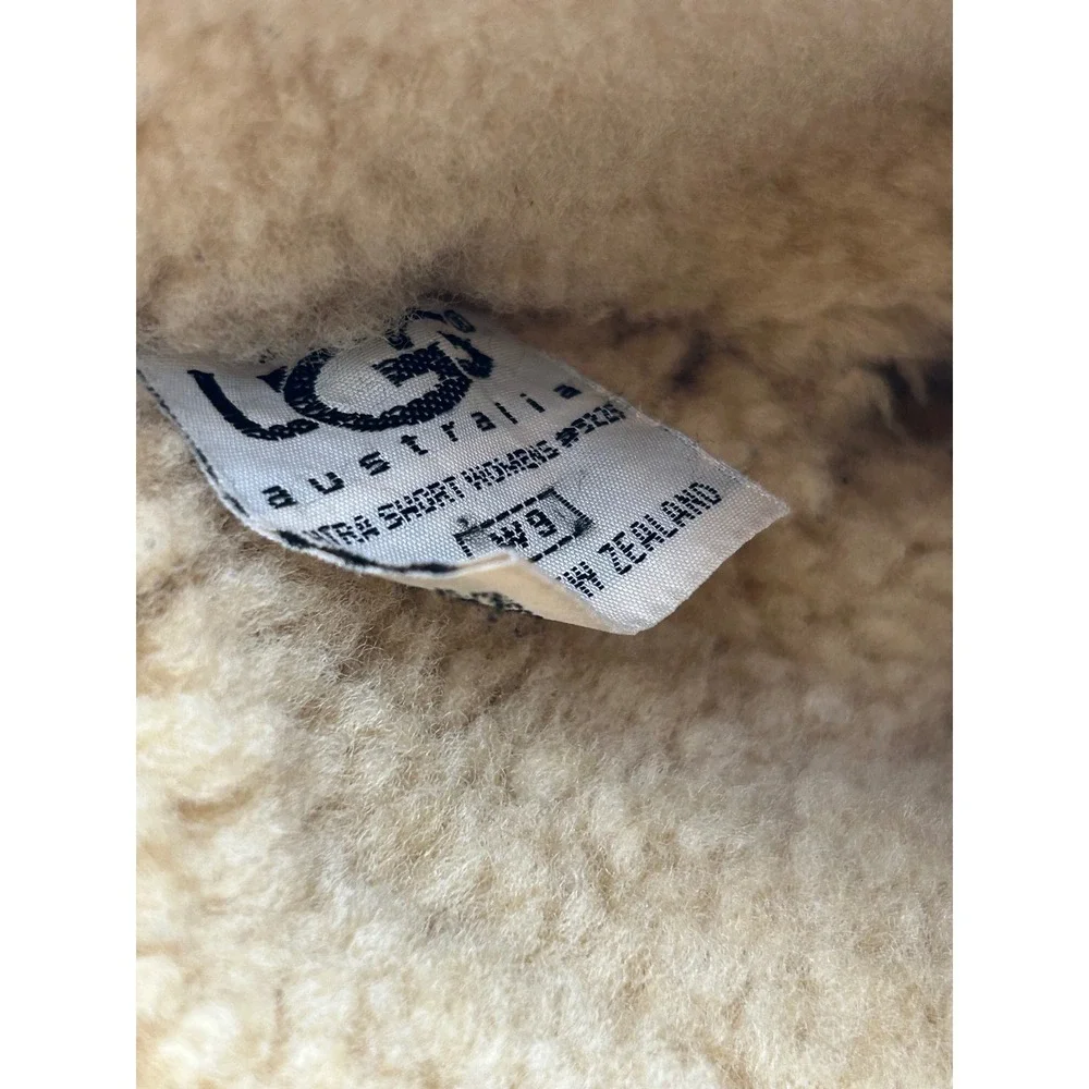 UGG Australia Ultra Short Womens 9 Chestnut Tan Sheepskin Boots Made in NZ 5225